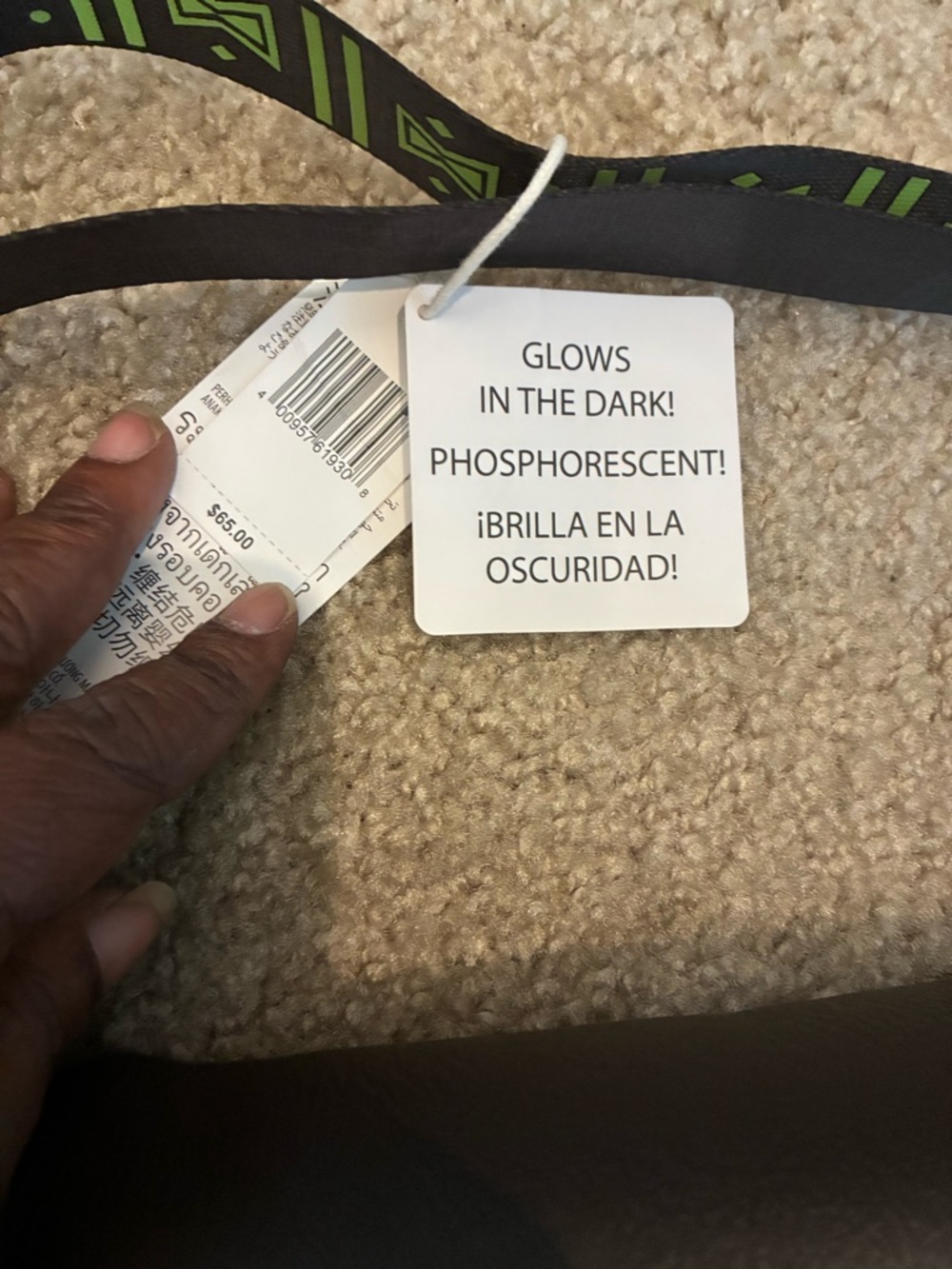 Bruno Disney park lounge fly Glow-In-The-Dark Waist Bag - Picture 6 of 8